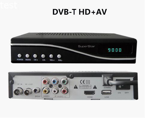 MPEG4 satellite receiver DVB-T