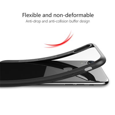 2018 Hot selling transparent back cover TPU PC case for iPhone XR