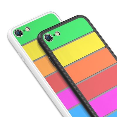 Fashion Rainbow Colorful Case For iphone 7 8  Phone Cover