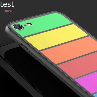 Fashion Rainbow Colorful Case For iphone 7 8  Phone Cover