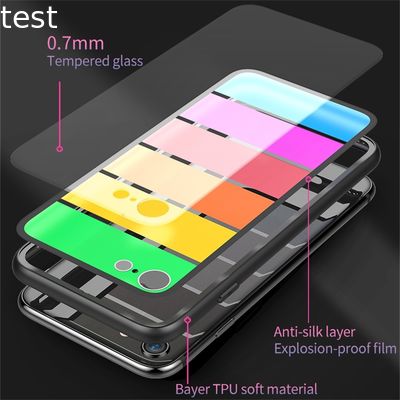 Fashion Rainbow Colorful Case For iphone 7 8  Phone Cover