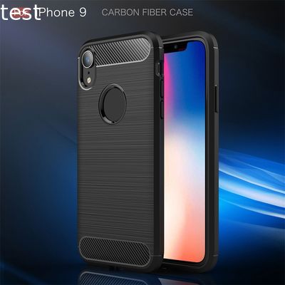 Newest Model Phone Case Silicone Carbon Fiber Cover For IPhone XS XSMAX XR Case