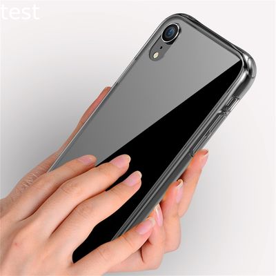 2 in 1 Colorful Tempered Glass Mobile Phone Cover Case For IPhone Xr Xs Xsmax