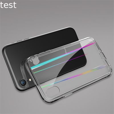 2 in 1 Colorful Tempered Glass Mobile Phone Cover Case For IPhone Xr Xs Xsmax