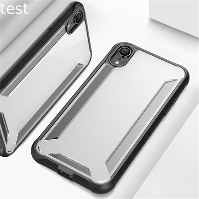 Shockproof Crystal TPU  Acrylic Phone Cases Back Cover For iPhone Xs Xsmax Xr Case