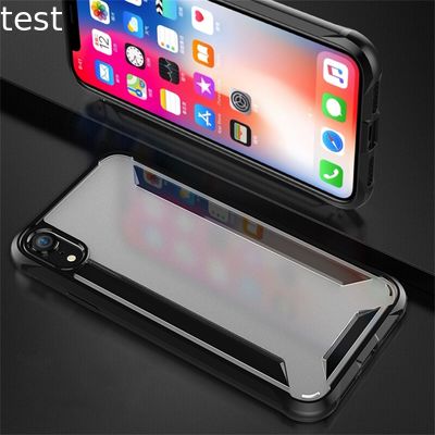 Shockproof Crystal TPU  Acrylic Phone Cases Back Cover For iPhone Xs Xsmax Xr Case