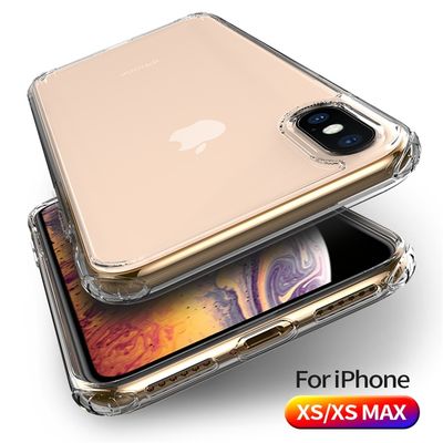 Stronger Shockproof TPU Armor Phone Case For IPhone Xs Clear Case