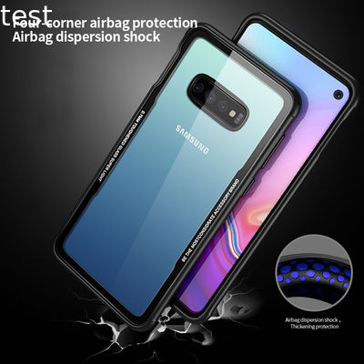 Good Quality Shockproof Tempered Glass Back Case For Samsung Galaxy S10 Plus