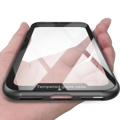 Clear tempered glass + tpu phone cover for Iphone 7