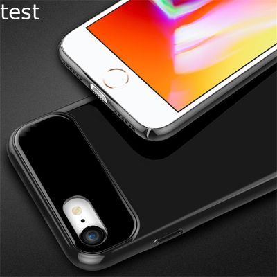 phone case for iPhone 78 case glass black plastic