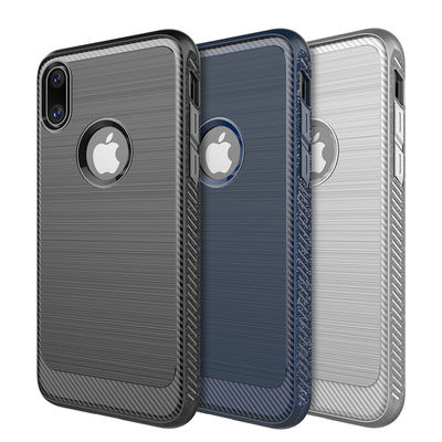 New products TPU case carbon fiber phone case for iPhone X case cover