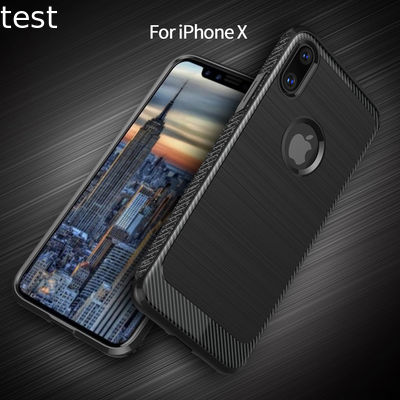 Shockproof Silicone Case Mobile Cover For IPhone X