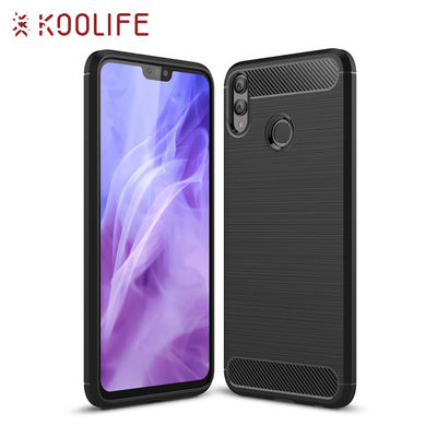 Carbon Fiber Soft TPU Silicone Phone Case For Huawei Honor 8x