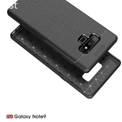 Litchi texture silicone phone case for Samsung Note 9