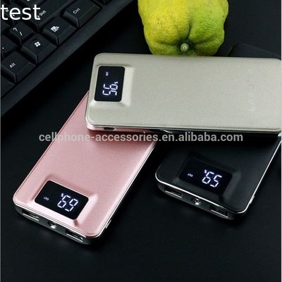 Luxury Power Banks Battery 5V 2.1A double usb portable Power Bank 20000mah