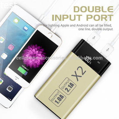 2018 popular OEM digital display mobile charger power bank 10000mah 12000mah 20000mah