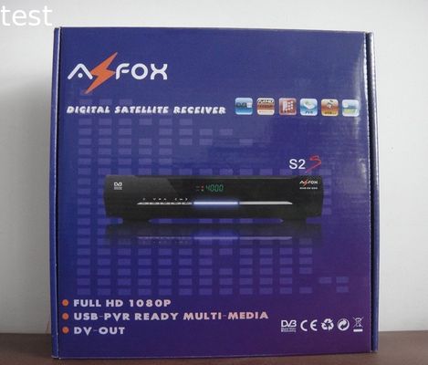 South America 1080P HD Satellite Receiver DVB-S2 AZ Fox S2S Support DVB EN300743 and EBU