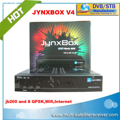 JB200 Module 8QPSK Twin Tuner DVB-S2 Set Top Box , Full HD 1080p TV Receiver Jynxbox V4