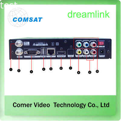 8QPSK Dreamlink HD Digital DVB-S2 Set Top Box 10,000 Channels With SK 200 ATSC