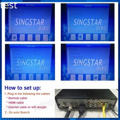 Remote Control DVB-C Digital Cable Receiver Nagra3 BOX SINGSTAR TV + Watch BPL