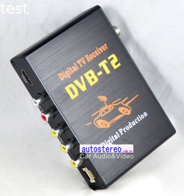 Auto DVB-T DVB-T2 digital TV Tuner Freeview Reveiver Box MPEG-2 Aerial Stereo