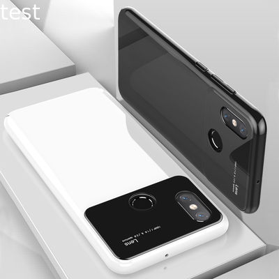 Glass PC Hard Phone Case For Xiaomi Mi 8 Back Case