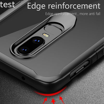 Tpu Pc Case For Oneplus 6 Original Back Case Cover Tpu Pc