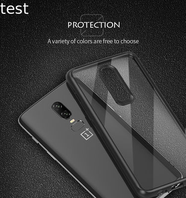 Hybrid Tpu Pc Cell Phone Case For Oneplus 6 Slim Back Cover