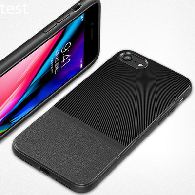 Shockproof Tpu Silicone Phone Case For Iphone 8 Plus Cover Case Black