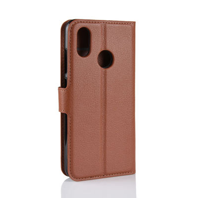 Lichee Leather Pattern Cell Phone Case Cover For Xiaomi Mi 8 Back Case