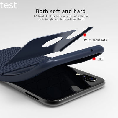 PC silicone hybrid case for Huawei P20 lite case