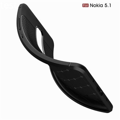 Leather Protective Cell Phone Case For Nokia 5.1 Back Cover