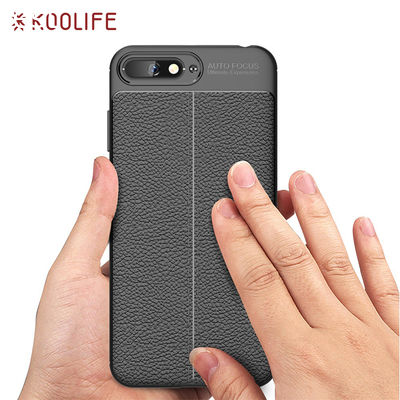 Litchi texture silicone phone case for Huwawei Y6 2018