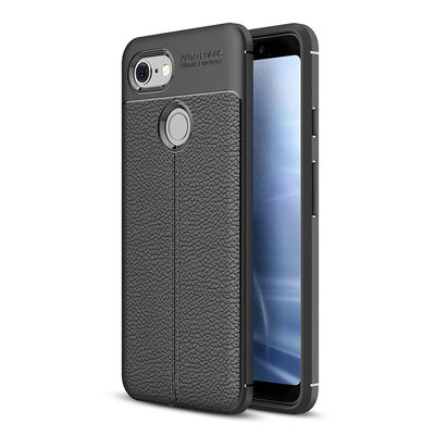 Top Sale Leather Texture TPU Phone Case For Google Pixel 3 Back Cover
