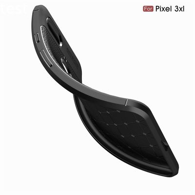 Litchi texture silicone phone case for Google Pixel 3XL