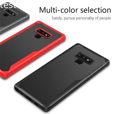 Clear Hard Back Cover Hybrid TPU Bumper Phone Case For Samsung Galaxy Note 9