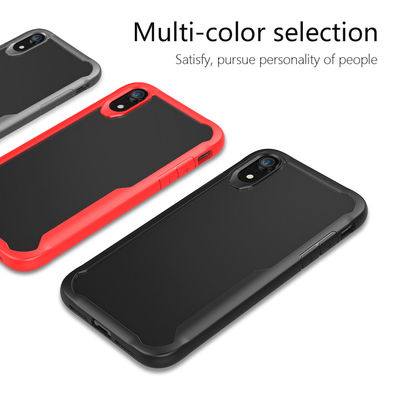 Luxury Hybrid back cover Clear PC TPU Case for iPhone XR case