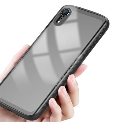2018 Newest Shockproof Tempered Glass Back Cover For Iphone XS XSMAX XR Mobile Phone Case