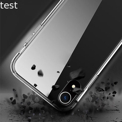 Scratch proof Clear Crystal Transparent Acrylic Phone Case for iPhone XR XS