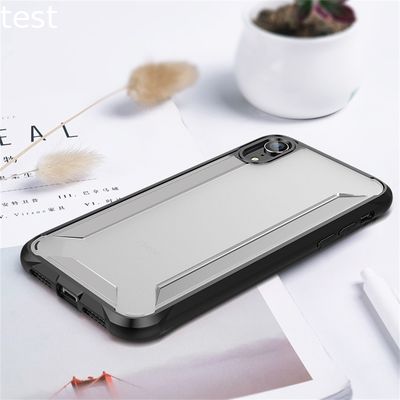 Shockproof Crystal TPU  Acrylic Phone Cases Back Cover For iPhone Xs Xsmax Xr Case