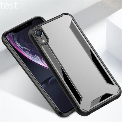 Shockproof Crystal TPU  Acrylic Phone Cases Back Cover For iPhone Xs Xsmax Xr Case