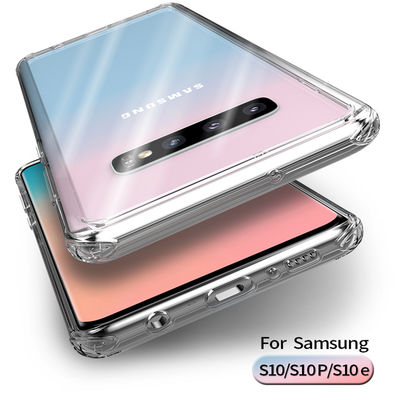 S10 clear PC+TPU phone case cover, for samsung galaxy S10 transparent case