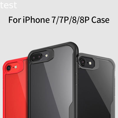 New products TPU PC Clear Back Cover Luxury Phone case for iPhone 7 case