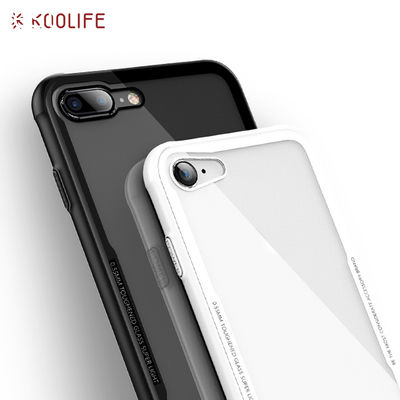 Hot selling Tempered glass back cover phone case for iPhone 7 plus case