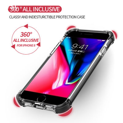 Top selling soft TPU Protective Shockproof Cover phone case For iPhone 8 Case