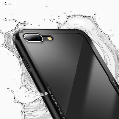 Hot selling Tempered glass back cover phone case for iPhone 8 plus case