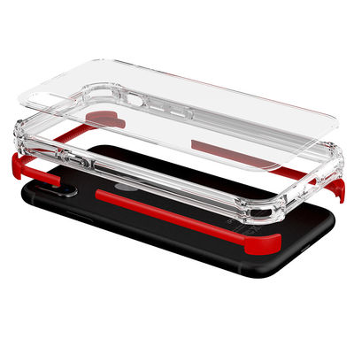 New products shock proof mobile phone PC TPU crystal clear case For Iphone X Case