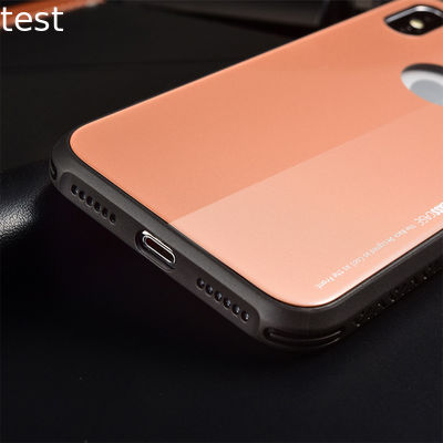 Protective Tempered Glass +tpu for iPhone x case