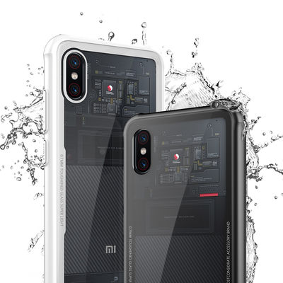 Tempered Glass Phone Cases Back Cover For Xiaomi Mi 8 Explorer