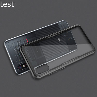 Tempered Glass Phone Cases Back Cover For Xiaomi Mi 8 Explorer